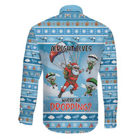 Gamer Christmas Family Matching Short Sleeve Bodycon Dress and Hawaiian Shirt Alright Elves Where We Dropping - Wonder Print Shop