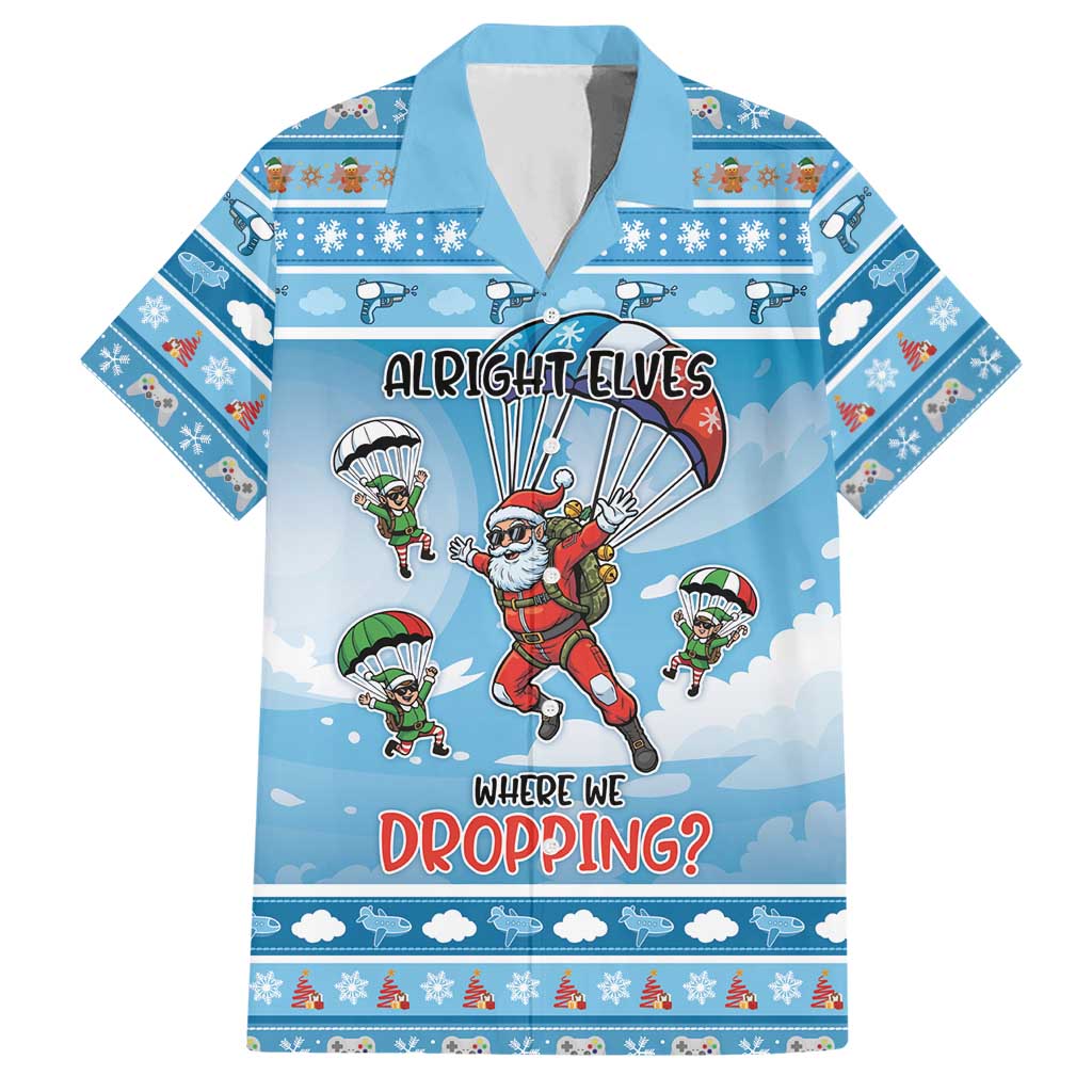 Gamer Christmas Hawaiian Shirt Alright Elves Where We Dropping - Wonder Print Shop
