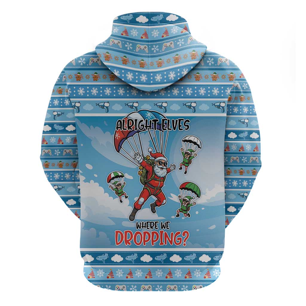 Gamer Christmas Hoodie Alright Elves Where We Dropping - Wonder Print Shop