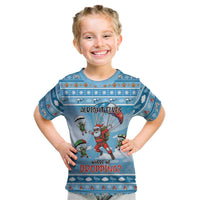 Gamer Christmas Kid T Shirt Alright Elves Where We Dropping - Wonder Print Shop