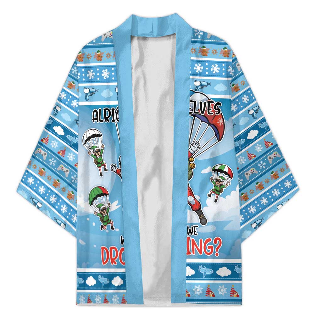 Gamer Christmas Kimono Alright Elves Where We Dropping - Wonder Print Shop