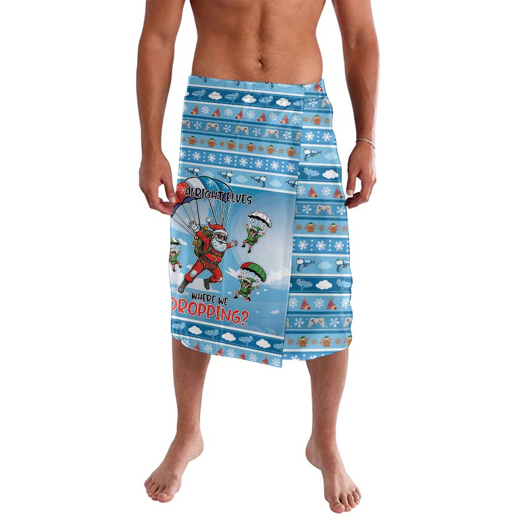 Gamer Christmas Lavalava Alright Elves Where We Dropping - Wonder Print Shop