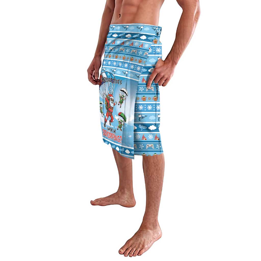 Gamer Christmas Lavalava Alright Elves Where We Dropping - Wonder Print Shop