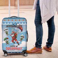 Gamer Christmas Luggage Cover Alright Elves Where We Dropping - Wonder Print Shop