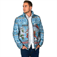 Gamer Christmas Padded Jacket Alright Elves Where We Dropping - Wonder Print Shop