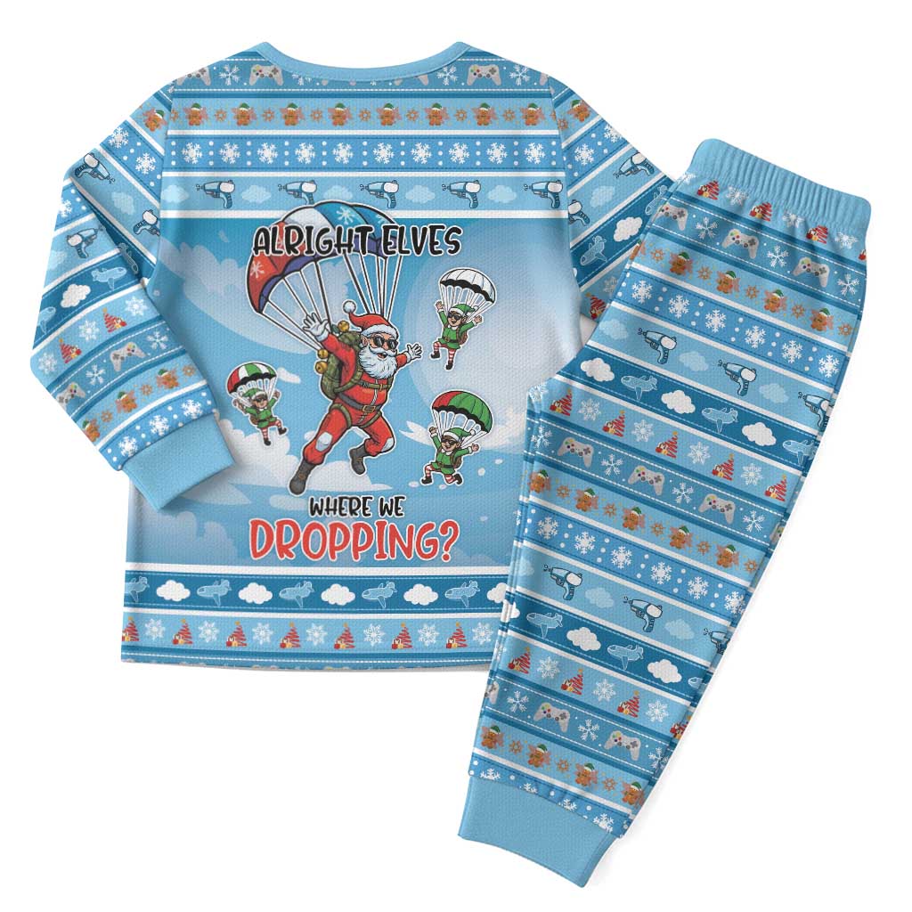 Gamer Christmas Pajama Set Alright Elves Where We Dropping - Wonder Print Shop