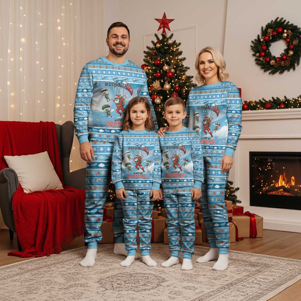 Gamer Christmas Pajama Set Alright Elves Where We Dropping - Wonder Print Shop