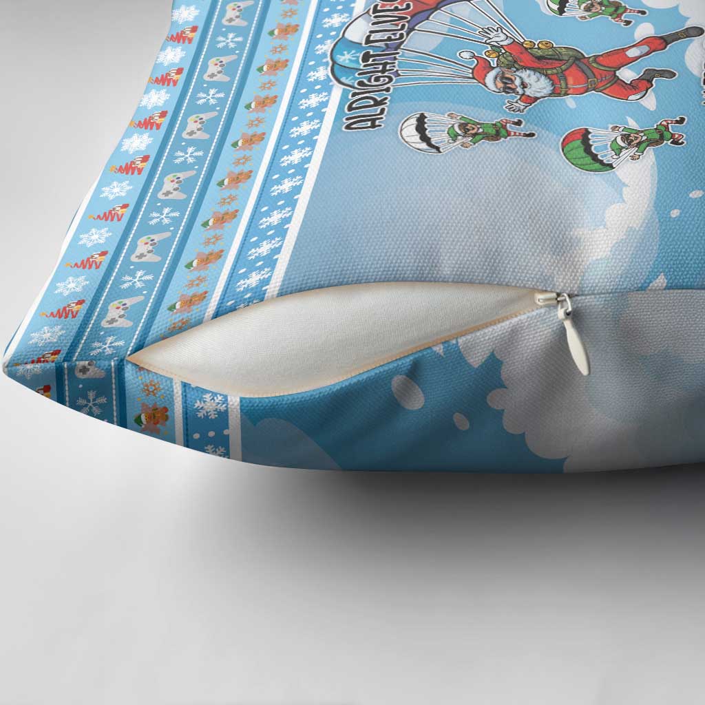 Gamer Christmas Pillow Cover Alright Elves Where We Dropping - Wonder Print Shop