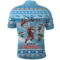 Gamer Christmas Polo Shirt Alright Elves Where We Dropping - Wonder Print Shop
