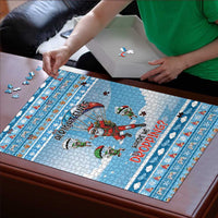 Gamer Christmas Puzzle Alright Elves Where We Dropping - Wonder Print Shop