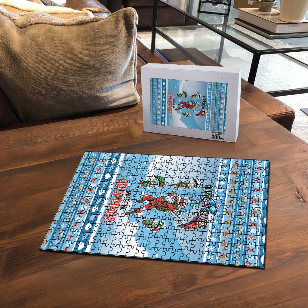 Gamer Christmas Puzzle Alright Elves Where We Dropping - Wonder Print Shop