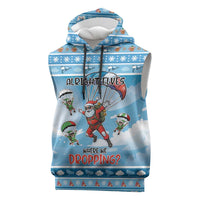 Gamer Christmas Sleeveless Hoodie Alright Elves Where We Dropping - Wonder Print Shop