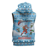 Gamer Christmas Sleeveless Hoodie Alright Elves Where We Dropping - Wonder Print Shop
