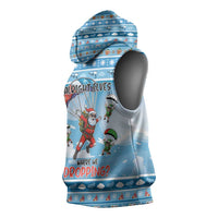 Gamer Christmas Sleeveless Hoodie Alright Elves Where We Dropping - Wonder Print Shop