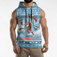 Gamer Christmas Sleeveless Hoodie Alright Elves Where We Dropping - Wonder Print Shop