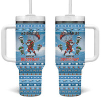 Gamer Christmas Tumbler With Handle Alright Elves Where We Dropping - Wonder Print Shop