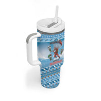 Gamer Christmas Tumbler With Handle Alright Elves Where We Dropping - Wonder Print Shop