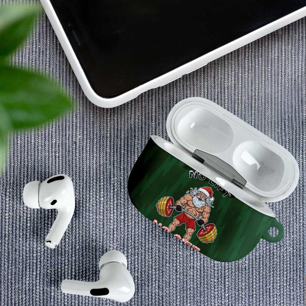 Xmas Gymer Christmas AirPods Case No Lift No Gift - Wonder Print Shop