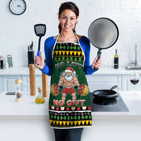 Xmas Gymer Christmas Apron No Lift No Gift - Wonder Print Shop