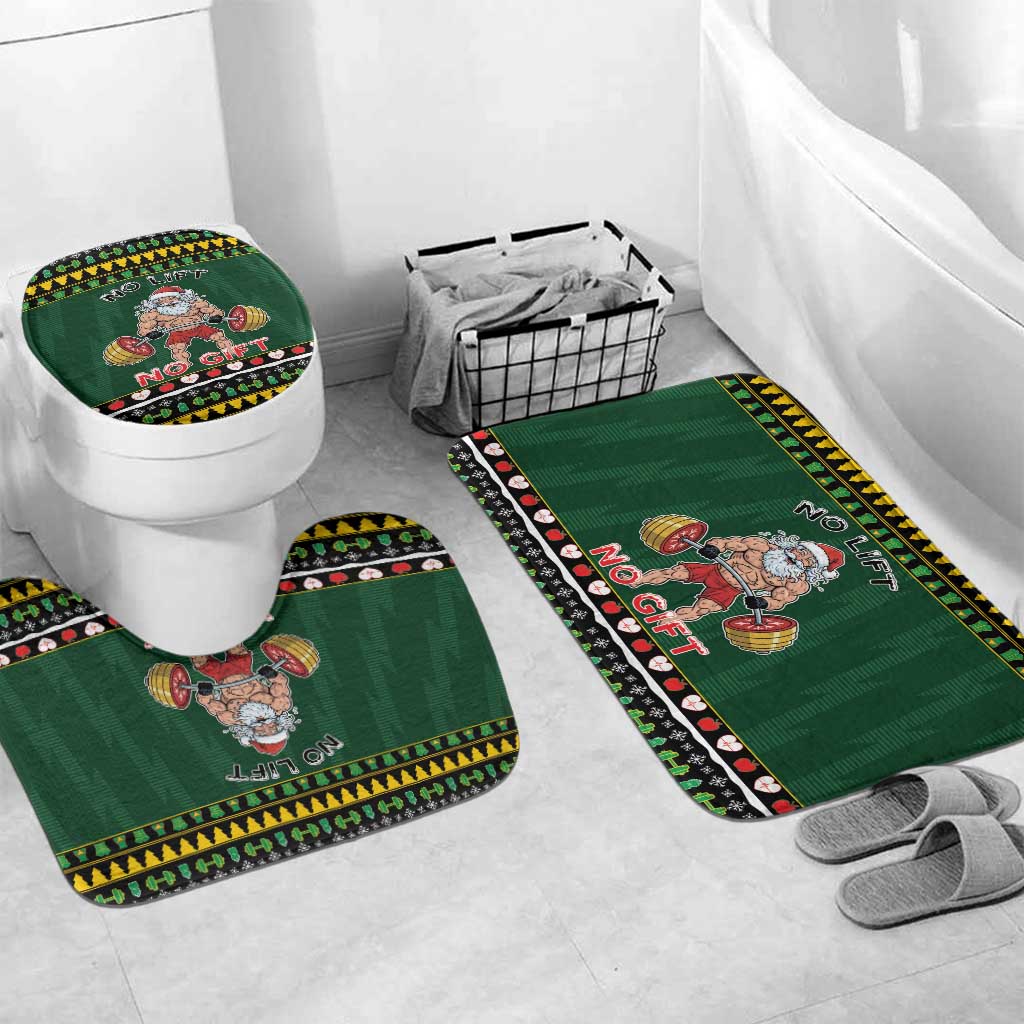 Xmas Gymer Christmas Bathroom Set No Lift No Gift - Wonder Print Shop