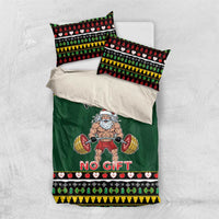 Xmas Gymer Christmas Bedding Set No Lift No Gift - Wonder Print Shop