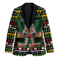 Xmas Gymer Christmas Blazer No Lift No Gift - Wonder Print Shop