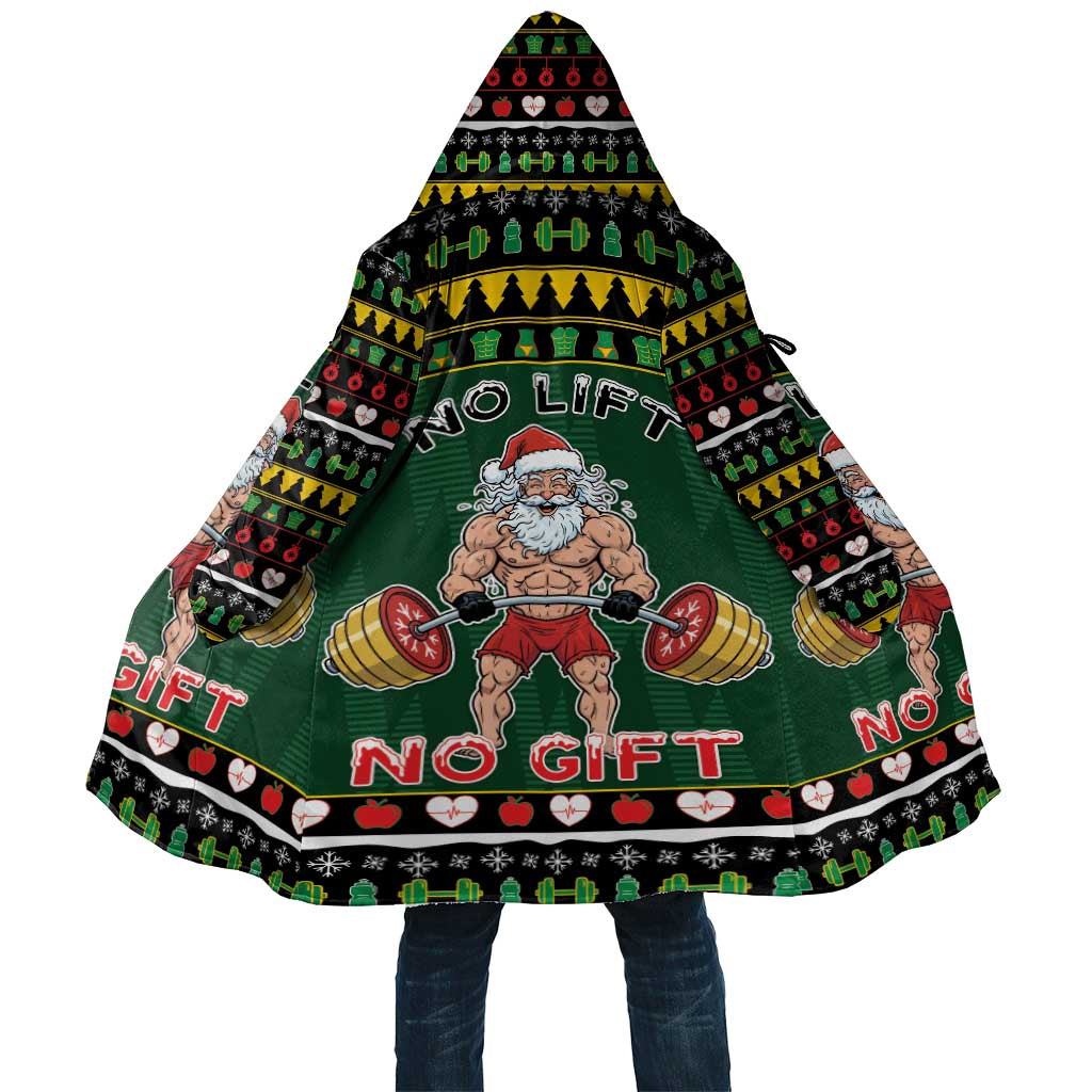 Xmas Gymer Christmas Cloak No Lift No Gift - Wonder Print Shop