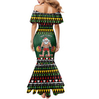 Xmas Gymer Christmas Family Matching Mermaid Dress and Hawaiian Shirt No Lift No Gift - Wonder Print Shop