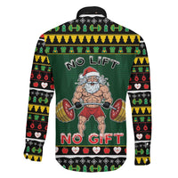 Xmas Gymer Christmas Family Matching Short Sleeve Bodycon Dress and Hawaiian Shirt No Lift No Gift - Wonder Print Shop