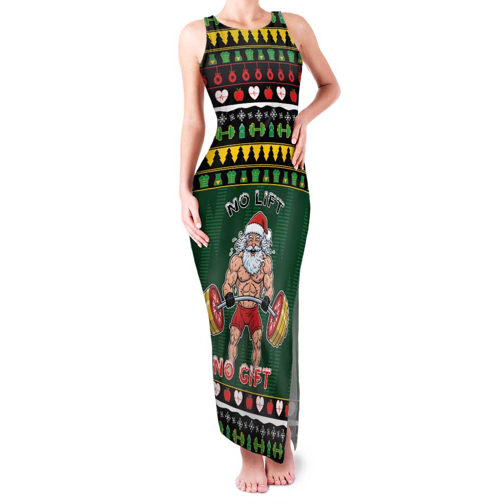 Xmas Gymer Christmas Family Matching Tank Maxi Dress and Hawaiian Shirt No Lift No Gift - Wonder Print Shop