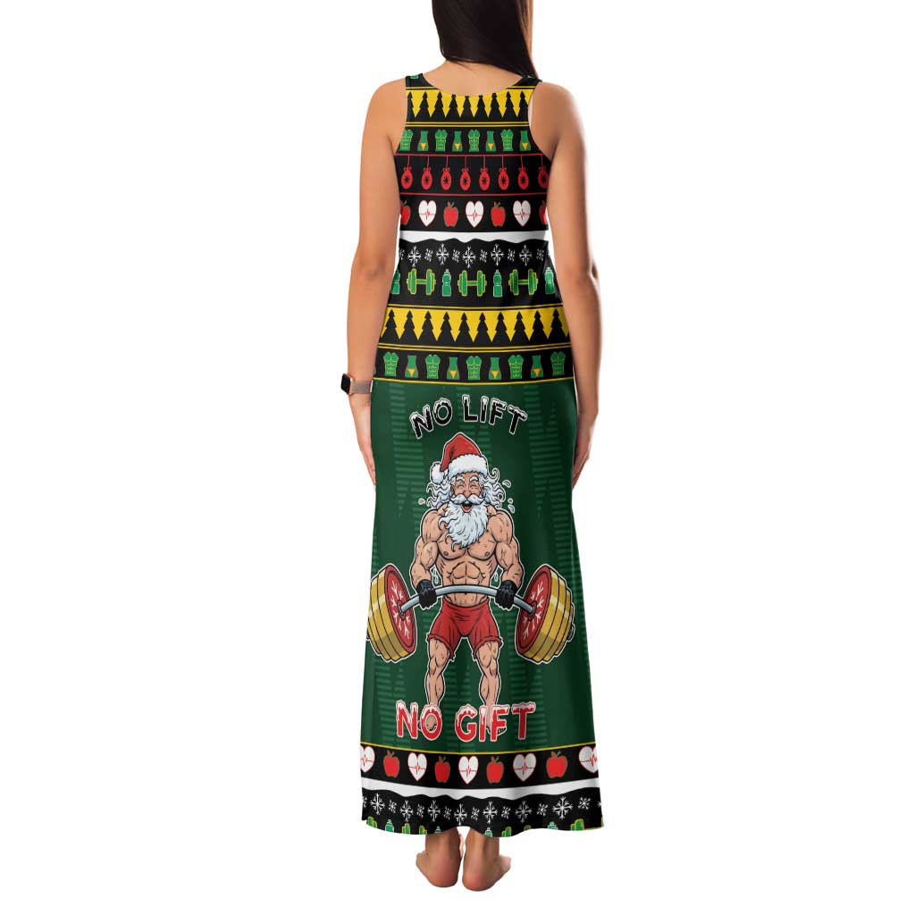 Xmas Gymer Christmas Family Matching Tank Maxi Dress and Hawaiian Shirt No Lift No Gift - Wonder Print Shop