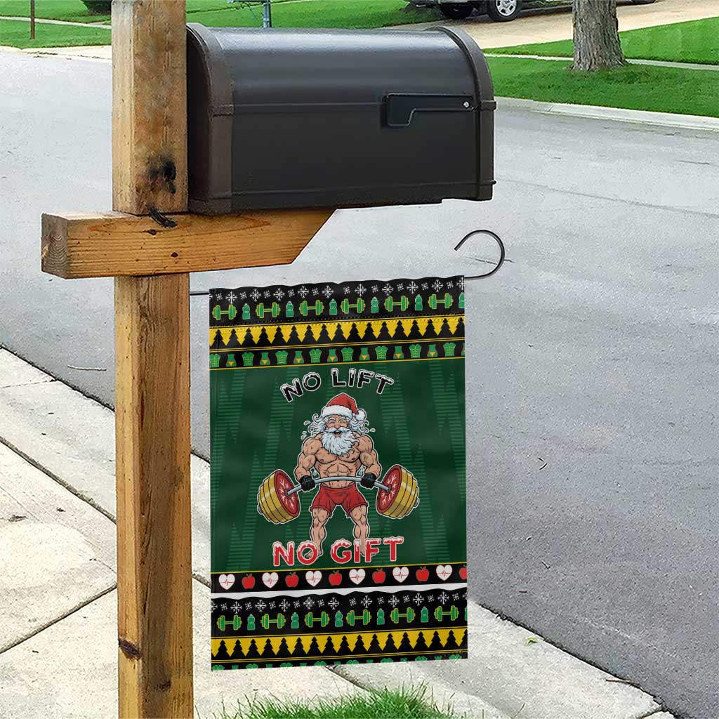 Xmas Gymer Christmas Garden Flag No Lift No Gift - Wonder Print Shop