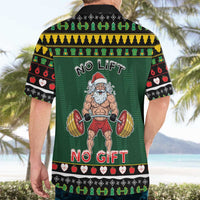 Xmas Gymer Christmas Hawaiian Shirt No Lift No Gift - Wonder Print Shop
