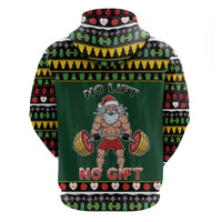 Xmas Gymer Christmas Hoodie No Lift No Gift - Wonder Print Shop