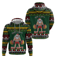 Xmas Gymer Christmas Hoodie No Lift No Gift - Wonder Print Shop