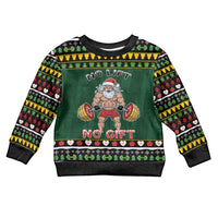 Gym Christmas Kid Ugly Christmas Sweater No Lift No Gift - Wonder Print Shop