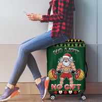 Xmas Gymer Christmas Luggage Cover No Lift No Gift - Wonder Print Shop
