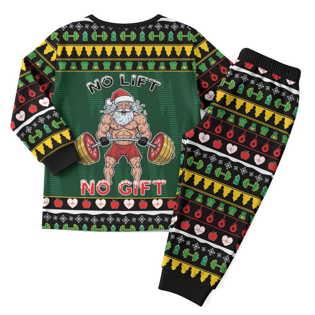 Gym Christmas Pajama Set No Lift No Gift - Wonder Print Shop
