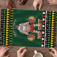 Xmas Gymer Christmas Puzzle No Lift No Gift - Wonder Print Shop