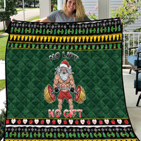 Xmas Gymer Christmas Quilt No Lift No Gift - Wonder Print Shop