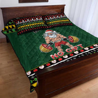 Xmas Gymer Christmas Quilt Bed Set No Lift No Gift - Wonder Print Shop