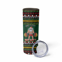 Xmas Gymer Christmas Skinny Tumbler No Lift No Gift - Wonder Print Shop
