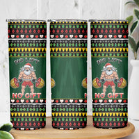 Xmas Gymer Christmas Skinny Tumbler No Lift No Gift - Wonder Print Shop