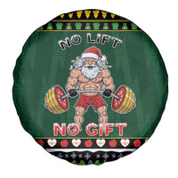 Xmas Gymer Christmas Spare Tire Cover No Lift No Gift - Wonder Print Shop