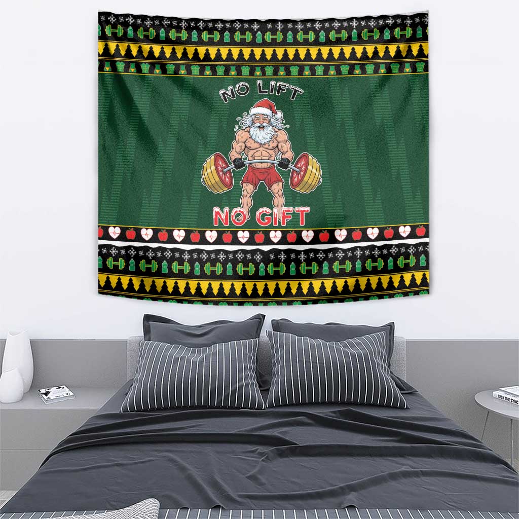Xmas Gymer Christmas Tapestry No Lift No Gift - Wonder Print Shop