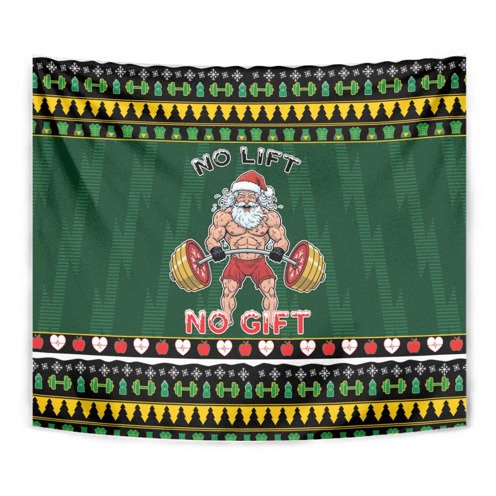 Xmas Gymer Christmas Tapestry No Lift No Gift - Wonder Print Shop