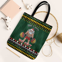 Xmas Gymer Christmas Tote Bag No Lift No Gift - Wonder Print Shop