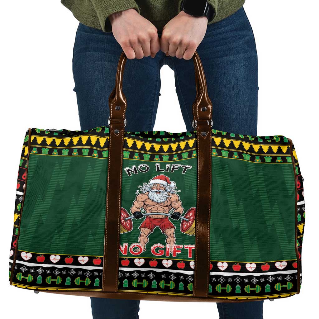 Xmas Gymer Christmas Travel Bag No Lift No Gift - Wonder Print Shop