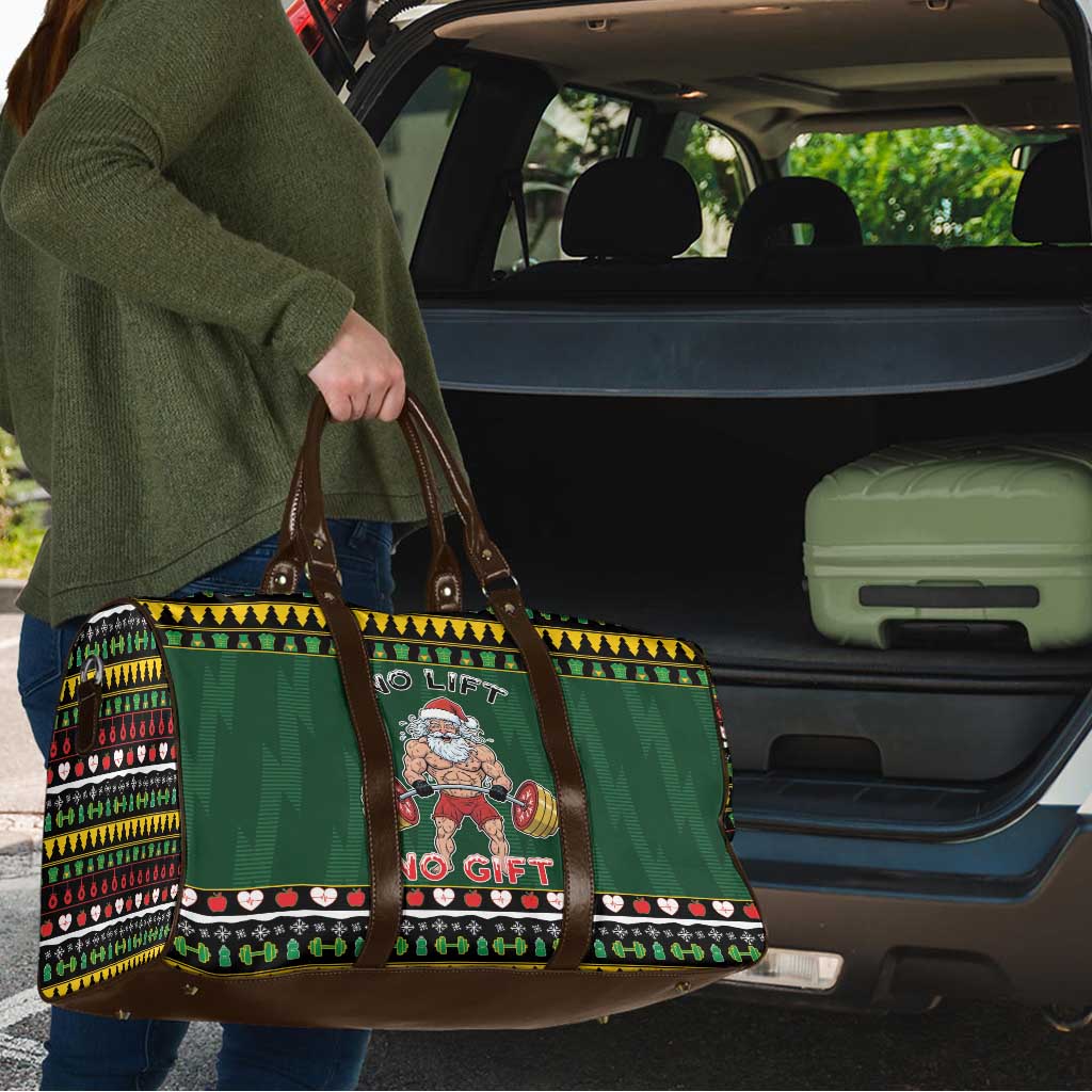 Xmas Gymer Christmas Travel Bag No Lift No Gift - Wonder Print Shop