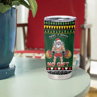 Xmas Gymer Christmas Tumbler Cup No Lift No Gift - Wonder Print Shop